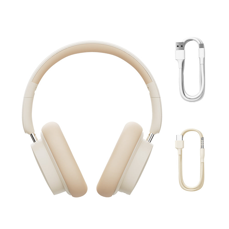 Baseus Casque sans fil 70 heures d’autonomie Cremy White – NGTD020202