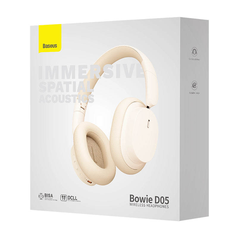 Baseus Casque sans fil 70 heures d’autonomie Cremy White – NGTD020202