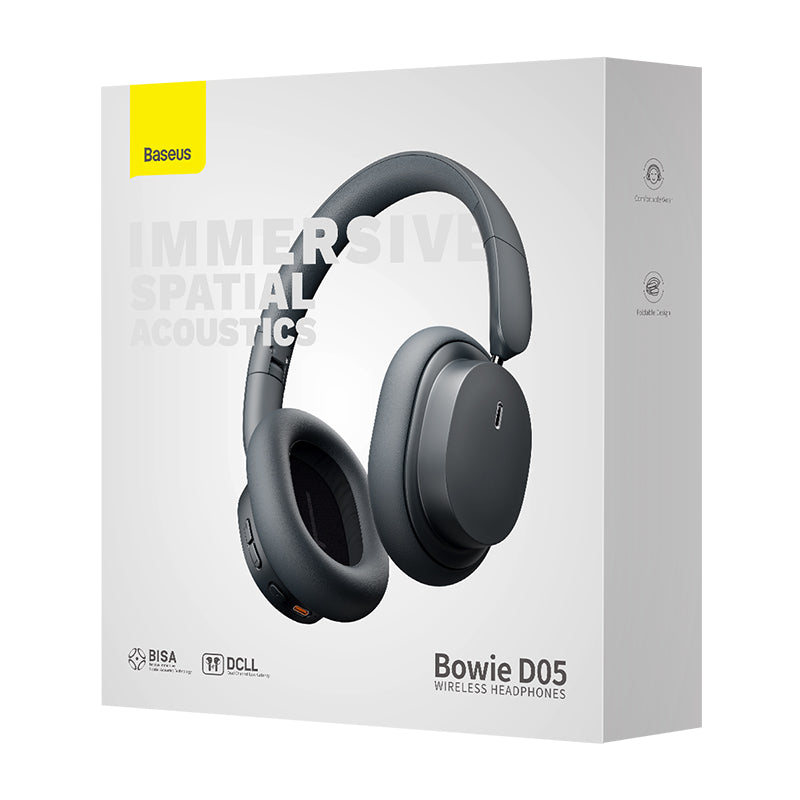 Baseus Bowie D05 – Casque Sans Fil Bluetooth (Grey - NGTD020213)