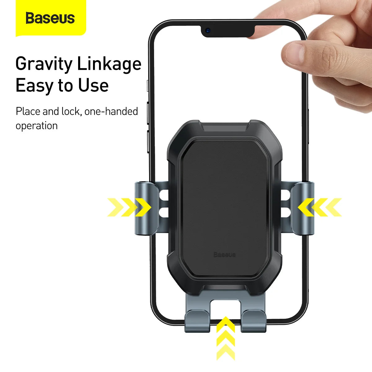 Support de support de voiture gravitaire de réservoir Baseus avec ternissement de base d'aspiration noir-Noir -SUYL-TK01