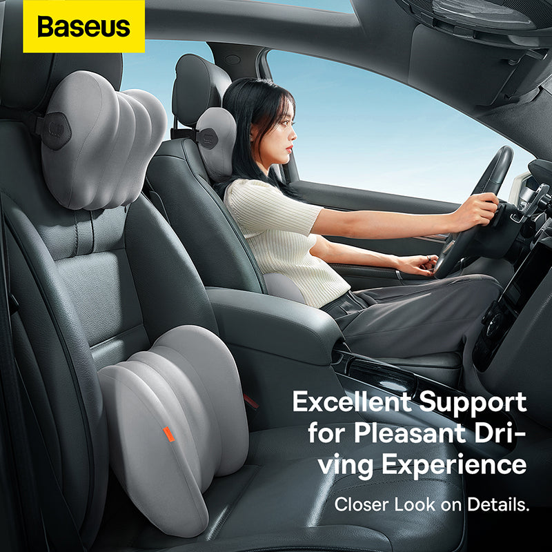 Baseus Coussin de refroidissement lombaire pour voiture ComfortRide – Gris – CNYZ000013