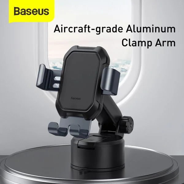 Support de support de voiture gravitaire de réservoir Baseus avec ternissement de base d'aspiration noir-Noir -SUYL-TK01