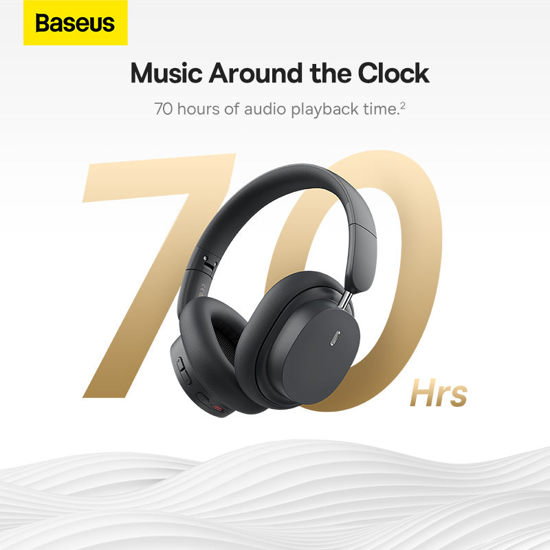 Baseus Bowie D05 – Casque Sans Fil Bluetooth (Grey - NGTD020213)