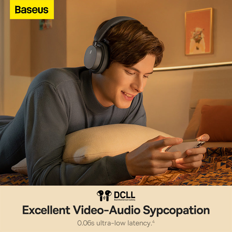 Baseus Bowie D05 – Casque Sans Fil Bluetooth (Grey - NGTD020213)