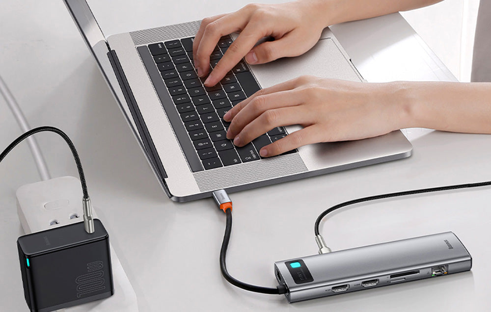 Adapteur Baseus 11-in-1 /Type-C HUB – Gris – CAHUB-CT0G