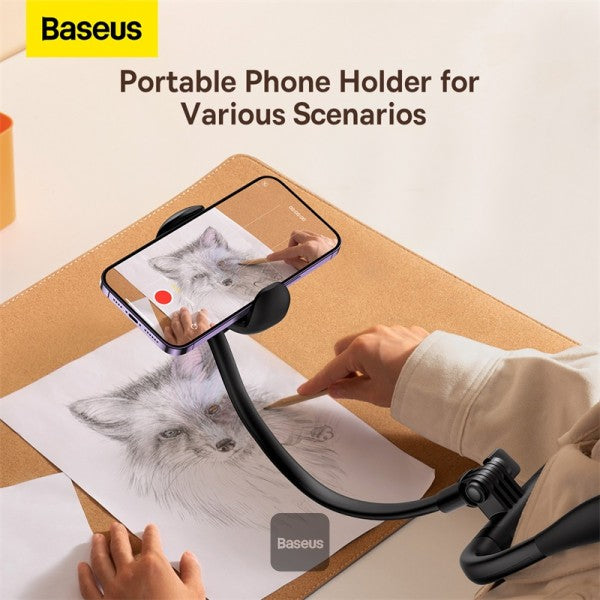 Baseus Support de Cou pour Téléphone Noir (LUGB000001)