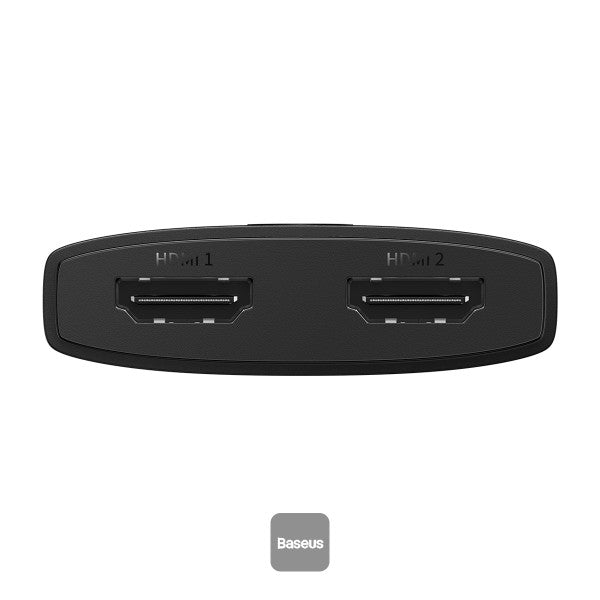 Baseus AirJoy Series 2-en-1 Commutateur HDMI bidirectionnel – Cluster Noir (B01331105111-00) :