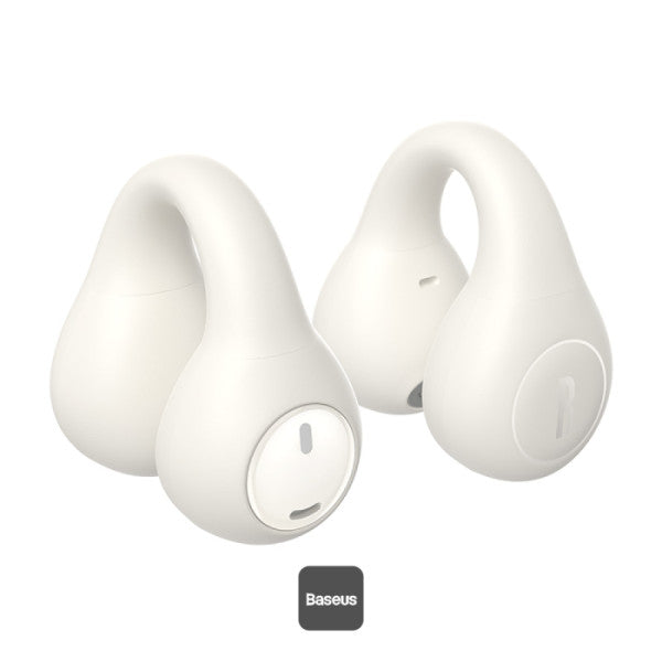 Écouteurs sans fil AirGo AS01 (A00069101223-00) pour le sport, Bluetooth 5.3, réduction du bruit, 2 micros ENC Baseus blanc