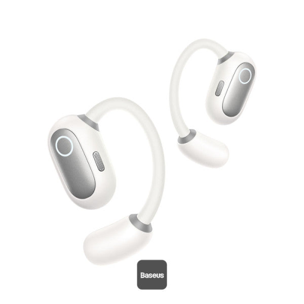 Baseus Eli Sport 1 – Écouteurs Open-Ear TWS pour le Sport (Blanc Stellar - A00064400221-00)