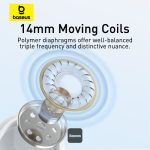 Baseus Écouteurs filaires Type-C Encok CZ17 – Blanc - A00170000213-Z1