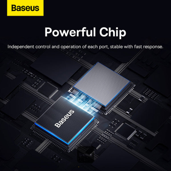 Baseus Adaptateur Hub USB 4 en 1 / USB-C vers USB 3.0 Gris (B0005280A813-03)