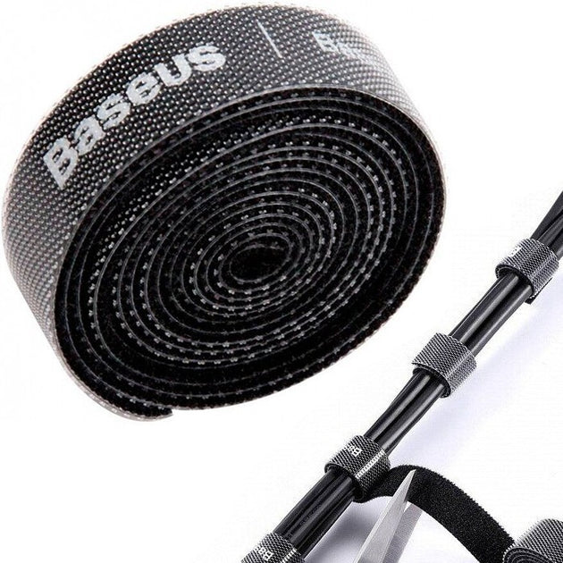 Baseus Circle Velcro Strap – Attache Velcro de 50 cm (Noir - ACMGT-A01)