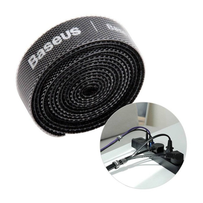 Baseus Circle Velcro Strap – Attache Velcro de 50 cm (Noir - ACMGT-A01)