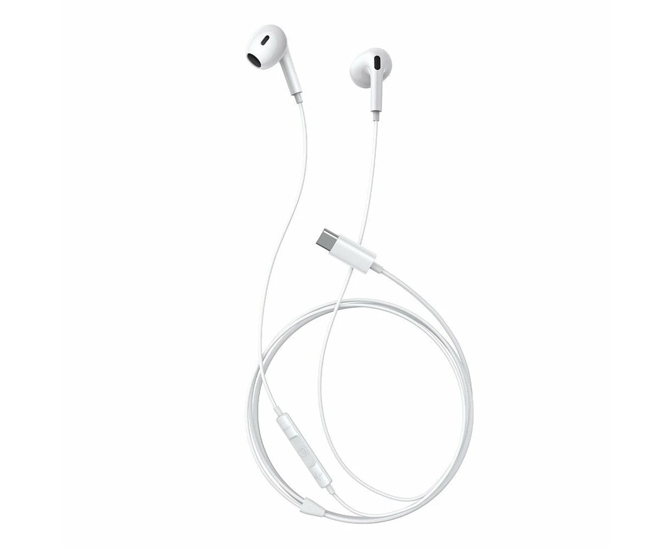 Baseus Écouteurs filaires Type-C Encok CZ17 – Blanc - A00170000213-Z1