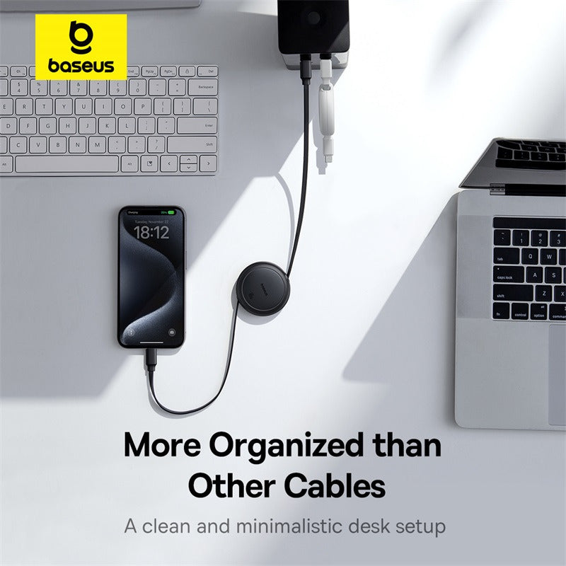 Baseus Câble USB-C vers USB-C 60W 1m – Noir (P10364500111-01)