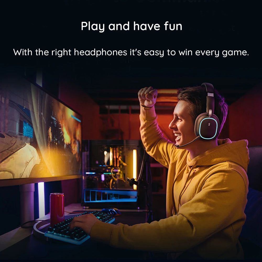 Baseus AeQur GH02 – Casque Gaming Sans Fil (Cluster Black - A00050800113-Z1)
