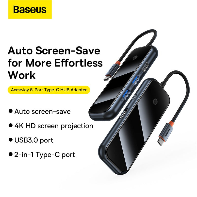 Baseus AcmeJoy 5-Port Type-C HUB Adapter – WKJZ010213