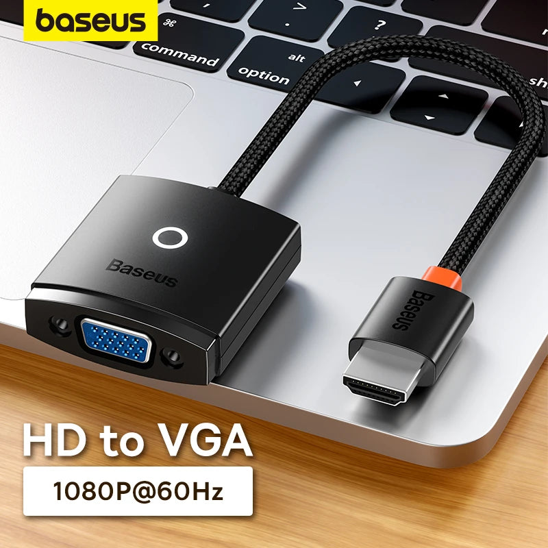 L'adaptateur Baseus HDMI vers VGA Noir (WKQX010001)
