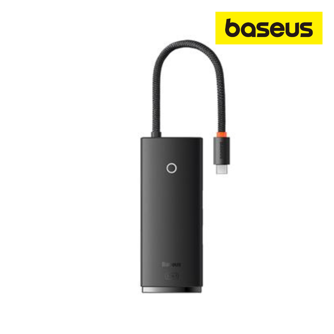 Baseus Adaptateur 5 in 1 Type-C To HDMI+USB3.0*3+PD – Noir – WKQX040001
