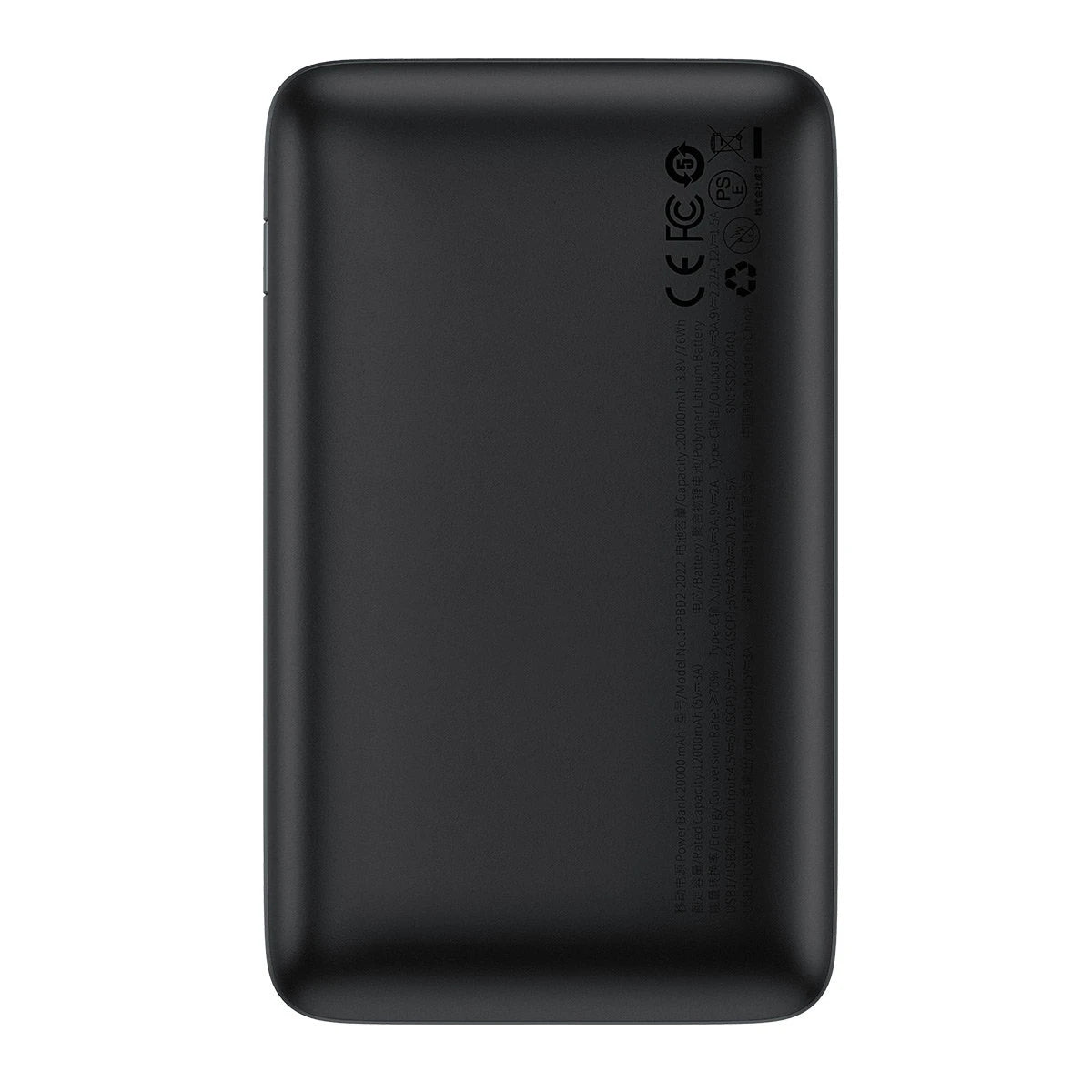 Baseus Power Bank 20000mAh USB Type-C 22.5W – Noir (PPBD040301)