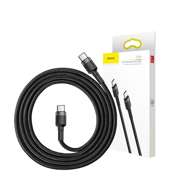 Baseus Cafule Series USB-C / Type-C PD 2.0 60W Grey+Black (CATKLF-GG1)