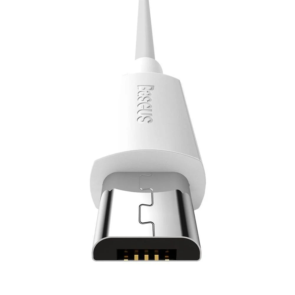 Baseus Cable USB vers Micro 2.1A /2PCS/Set/1.5m Blanc - TZCAMZJ-02