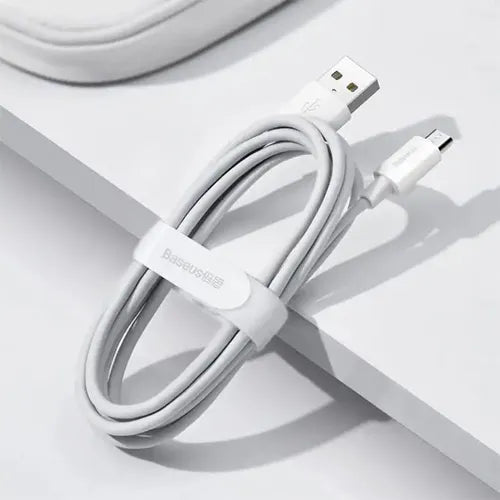 Baseus Cable USB vers Micro 2.1A /2PCS/Set/1.5m Blanc - TZCAMZJ-02
