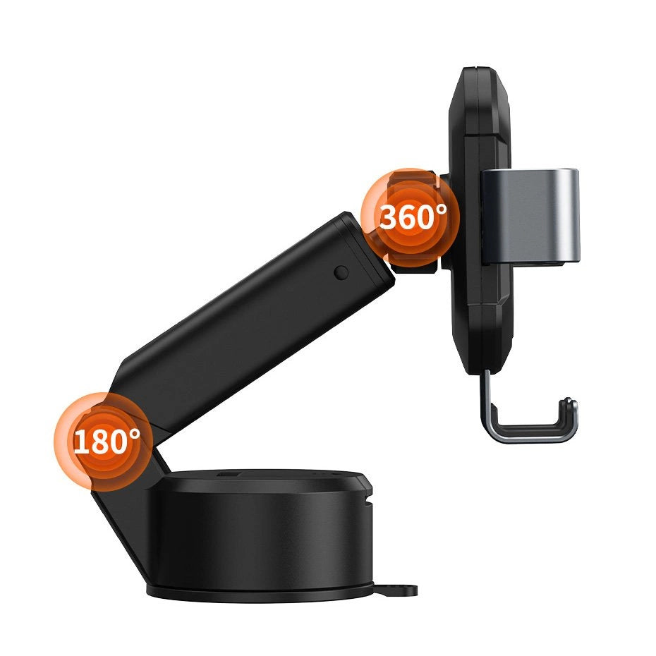 Support de support de voiture gravitaire de réservoir Baseus avec ternissement de base d'aspiration noir-Noir -SUYL-TK01