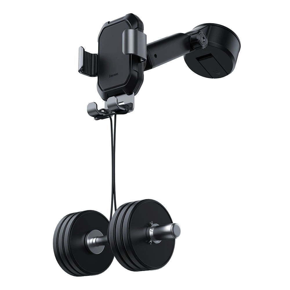 Support de support de voiture gravitaire de réservoir Baseus avec ternissement de base d'aspiration noir-Noir -SUYL-TK01