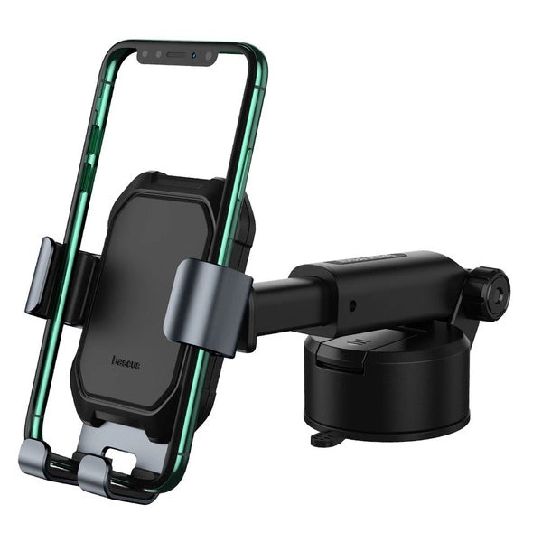 Support de support de voiture gravitaire de réservoir Baseus avec ternissement de base d'aspiration noir-Noir -SUYL-TK01