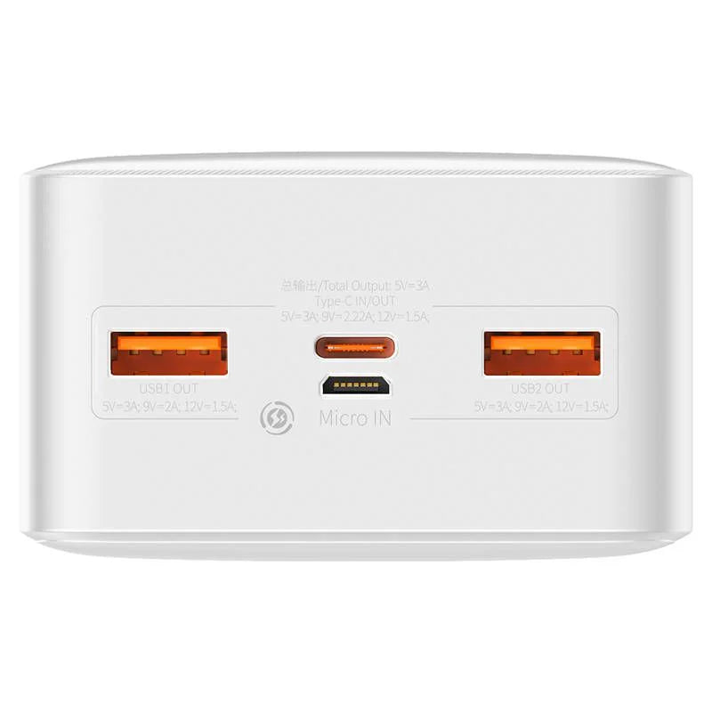 BASEUS POWER BANK 30000mAh 20W BLANC– PPBD050402