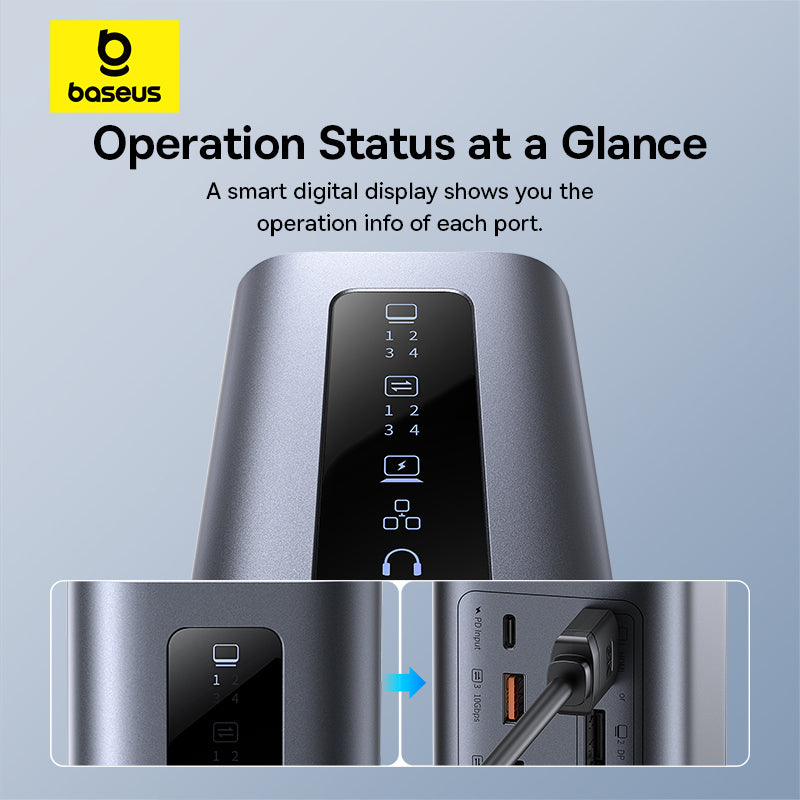 Baseus Station d’Accueil 11-en-1 pour Windows – B00568101813-00