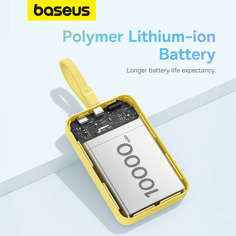 Baseus Magnetic Mini Wireless Fast Charge Power Bank iP Edition 10000mAh 20W – Jaune – P10022109Y23-00