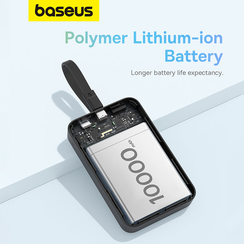 Baseus Magnetic Mini Wireless Fast Charge Power Bank iP Edition 10000mAh 20W – Noir – P10022109113-00