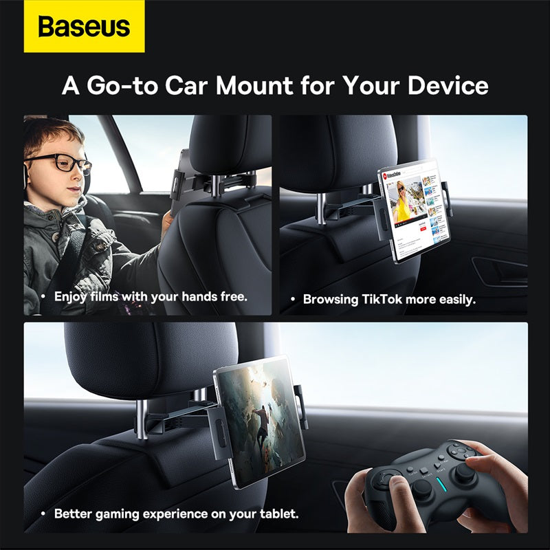 Baseus Support de siège arrière de voiture - Noir (SUTQ000001)