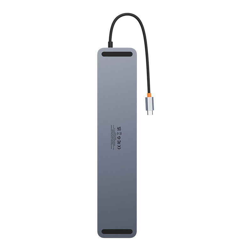 Baseus Adaptateur Type-C Conversion HDMI*2+USB3.0*3+PD*1+DP*1+SD/TF*1+RJ45*1+Type-C Data*1+3.5mm*1 Noir-WKSX030213