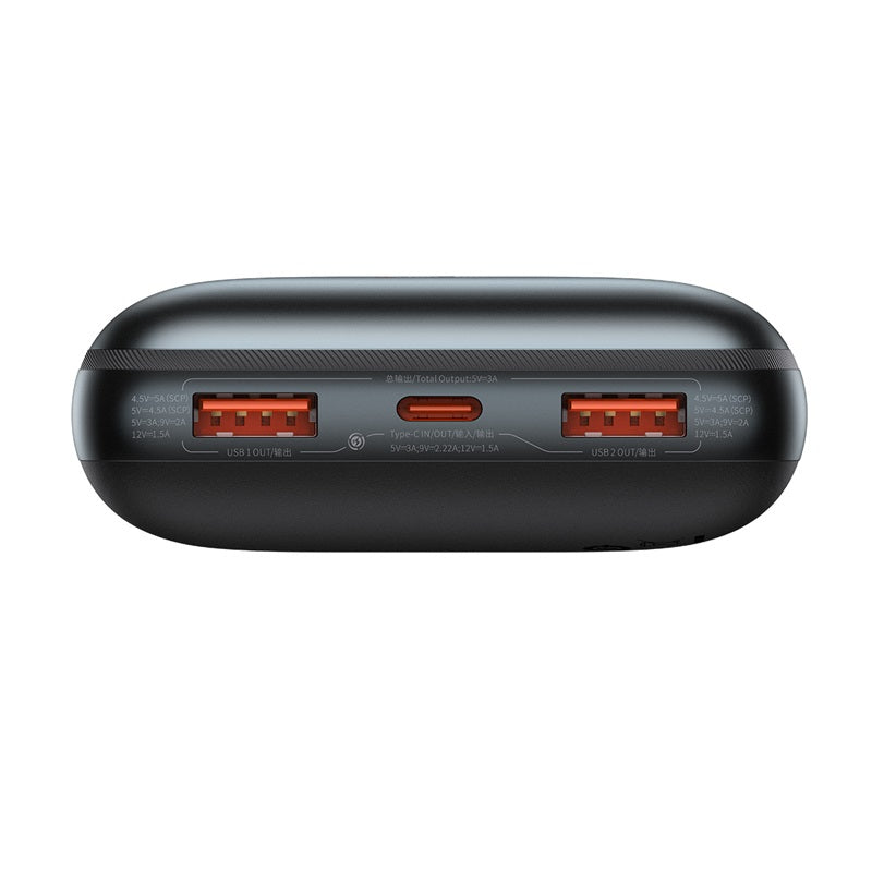 BEST OFFRE🔥 = Power bank Baseus  20000mAh USB Type-C 22.5W Noir  – PPBD040301  = 🎁 Baseus Cable USB to Type-C 66W 2m White fast charge -CATYS-A02  🎁