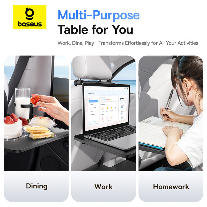 Baseus MagPro 2 Support Voiture Multifonction pour Appui-Tête Arrière – C40272901121-00