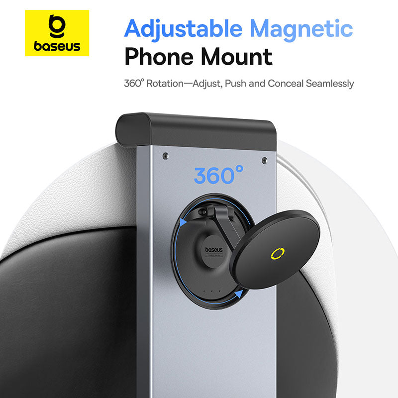 Baseus MagPro 2 Support Voiture Multifonction pour Appui-Tête Arrière – C40272901121-00