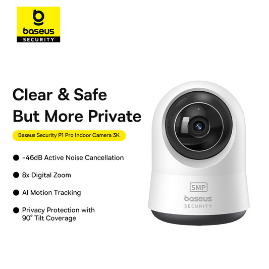 Baseus Security P1 Pro Caméra de Surveillance Intérieure 3K (5MP) – S0TV022132