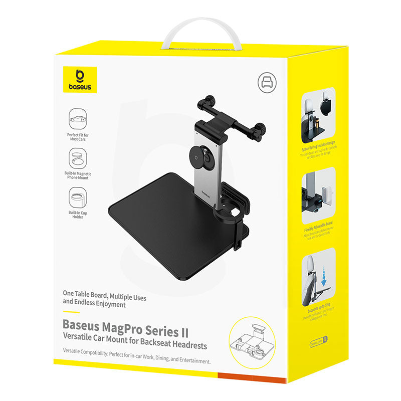 Baseus MagPro 2 Support Voiture Multifonction pour Appui-Tête Arrière – C40272901121-00