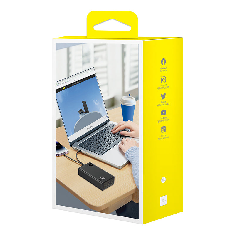 Baseus Adaman Power Bank 140W Charge Rapide 22800mAh avec Écran Digital – P10021508113-00