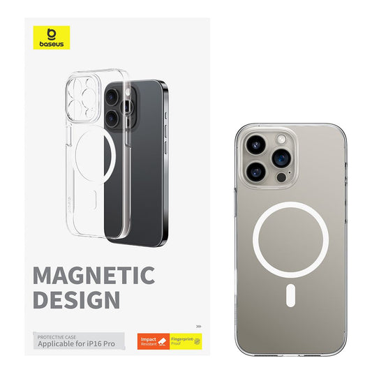 Baseus Coque iPhone 16 Pro Crystal Series Magnétique – P60114306203-01