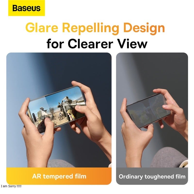 Baseus iPhone 15 et 16 Crystal Verre Trempé HD – P6001206L203-00