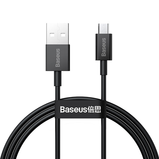 Baseus Câble USB vers Micro 2A 1M Noir (CAMYS-01)