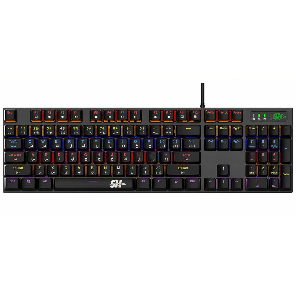 SH X69 – Clavier Gamer Mécanique RGB 104 Touches