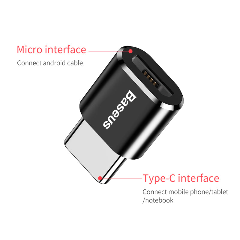 Baseus Adaptateur De Type-C Vers Micro interface – CAMOTG-01
