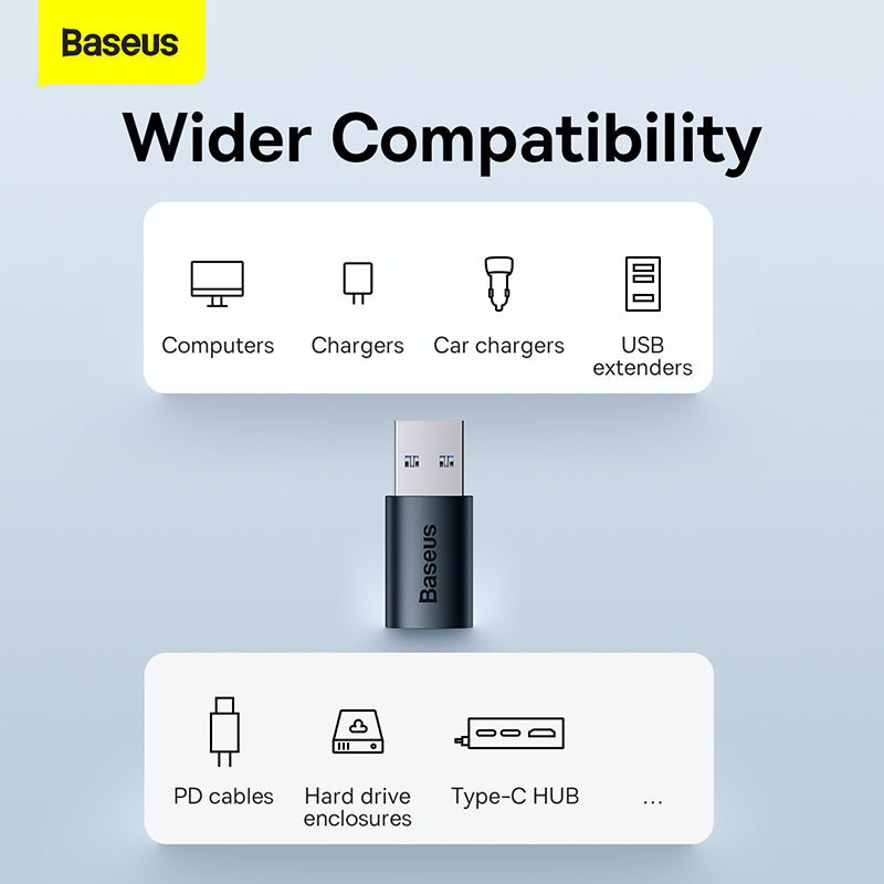 Baseus Ingenuity Series Mini OTG Adaptor USB 3.1 to Type-C -ZJJQ000103