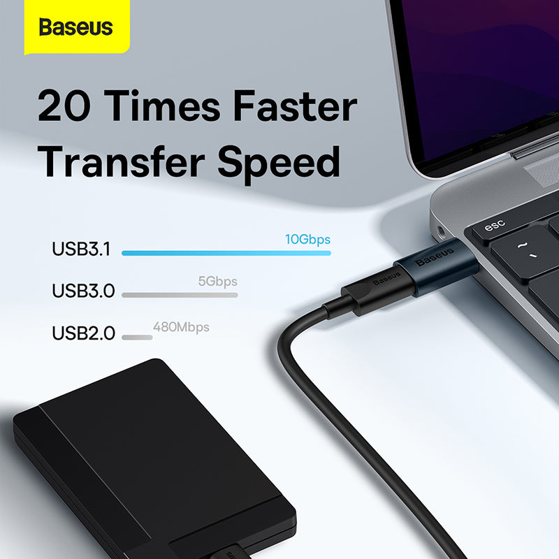 Baseus Ingenuity Series Mini OTG Adaptor USB 3.1 to Type-C -ZJJQ000103
