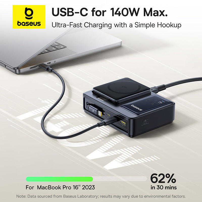 Station de charge 5‑en‑1 avec 3C+U 140W UK (P10178800123‑00)